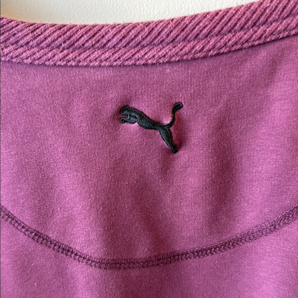 PUMA Plum Crewneck Sweatshirt - Picture 4 of 6